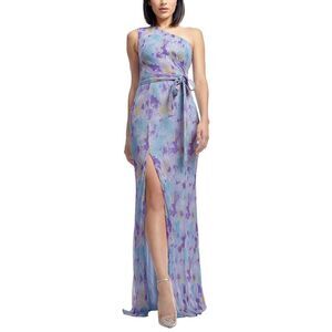 dress the population sage dress Sage Dress The Population Iris Slit Dress The Population Iris Slit Crepe  Gown In Bright Fuchsia